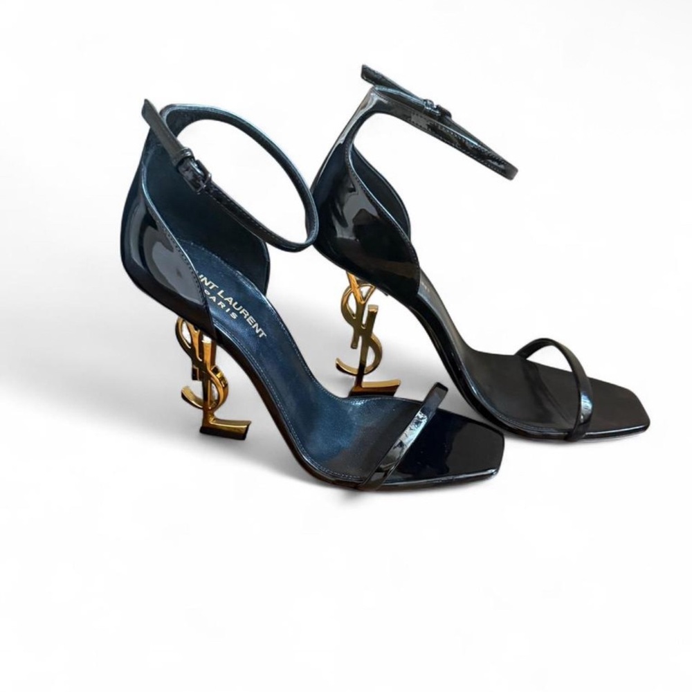AUTHENTIC SAINT LAURENT Opyum Patent-Leather Heels